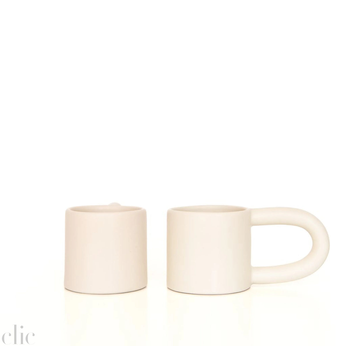 Short Mug in White