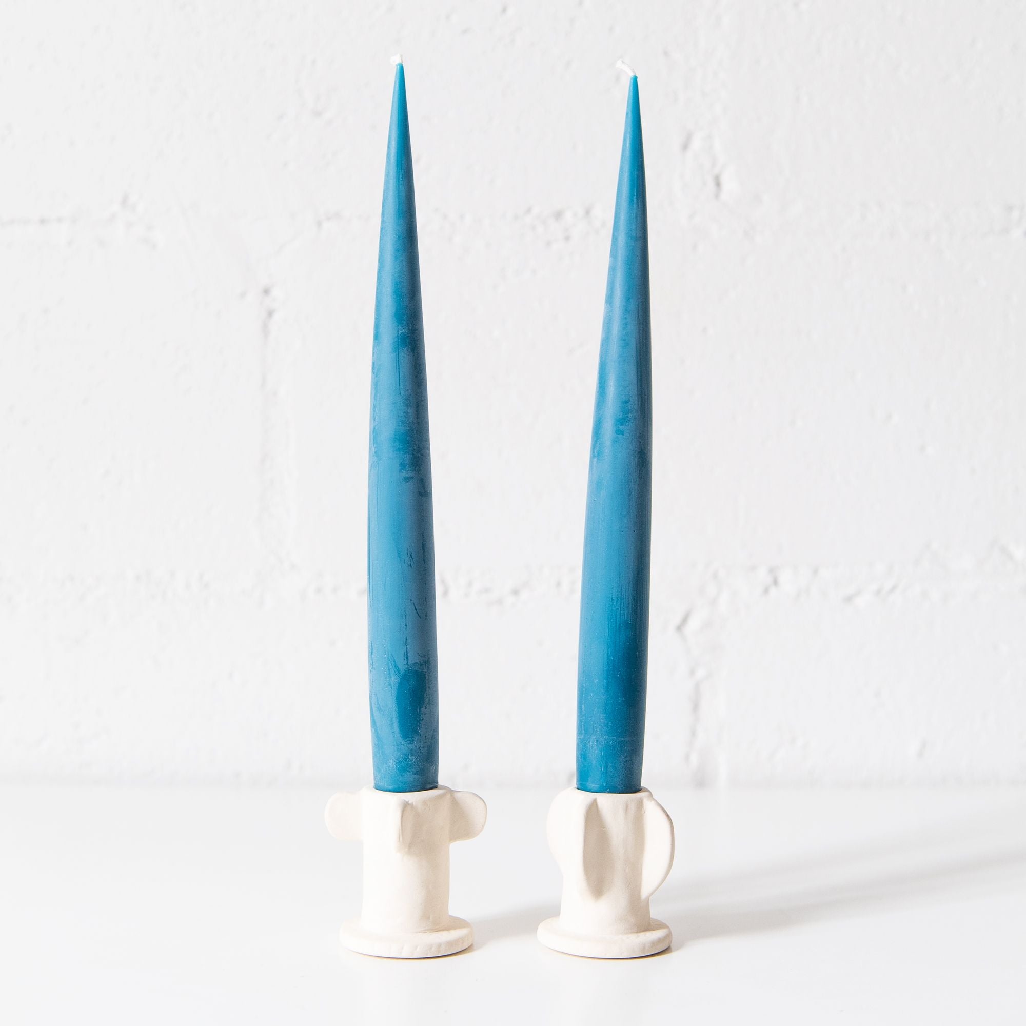 Apollo Taper Candle in Peacock, from Greentree Home