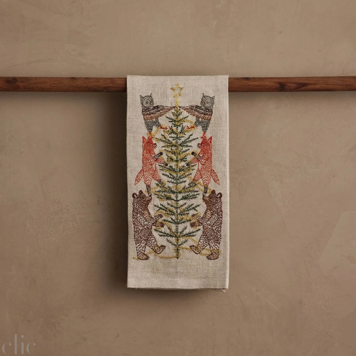 Tinsel Tea Towel, from Coral & Tusk