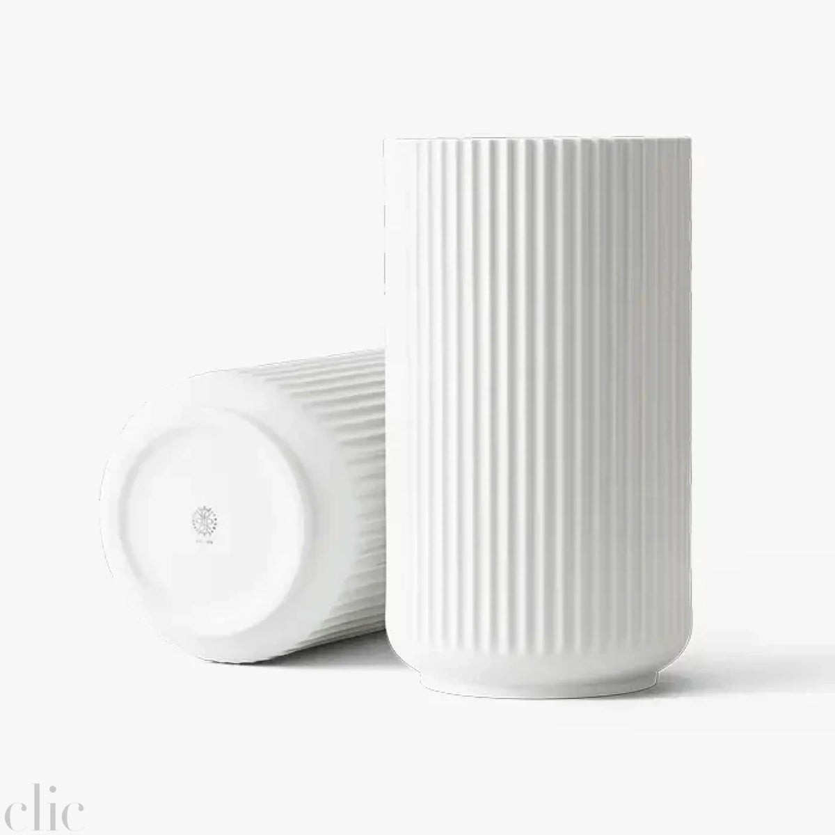 Lyngby Vase 12.2" in White, from Lyngby Porcelaen