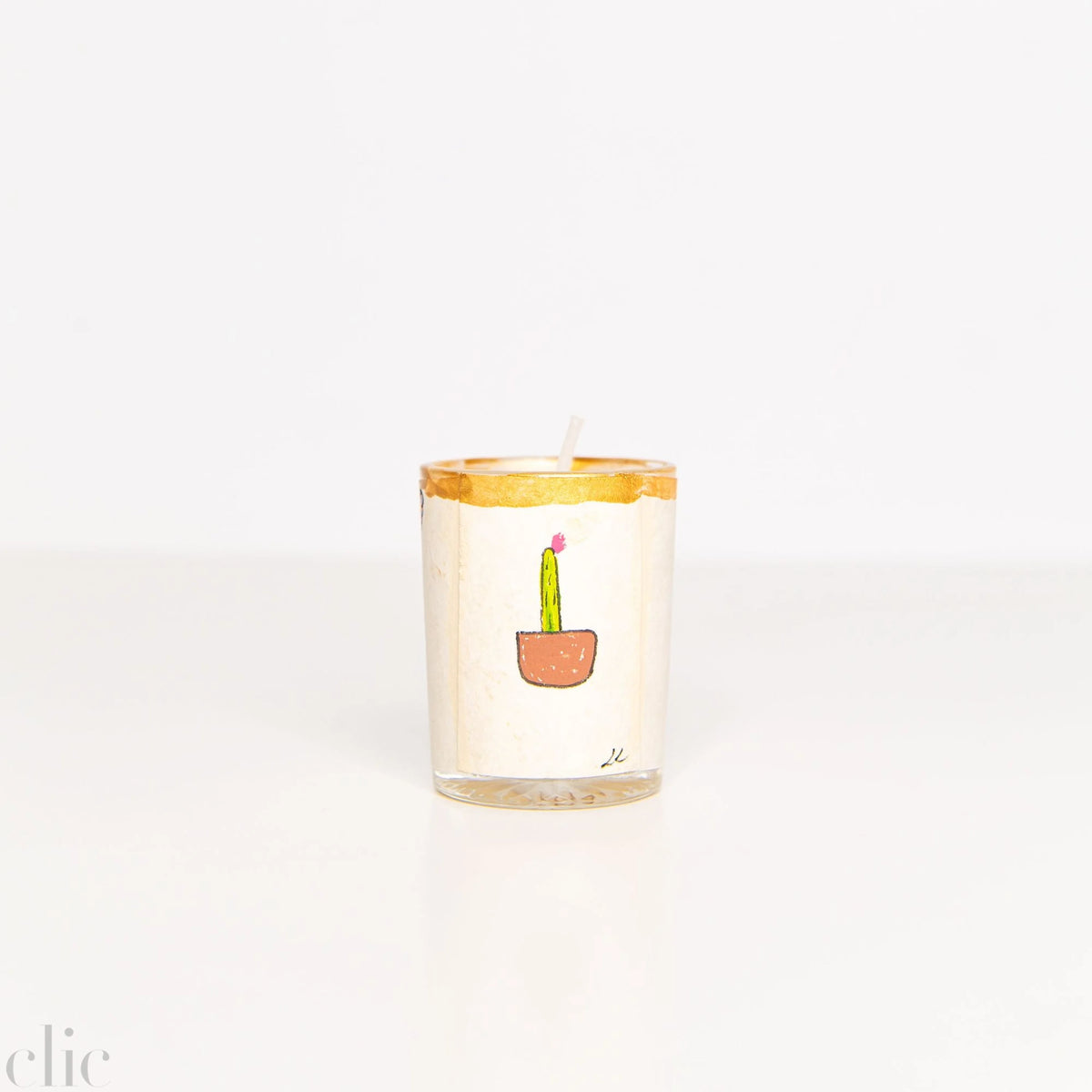 Nopal Cactus Votive Candle, from Riversong