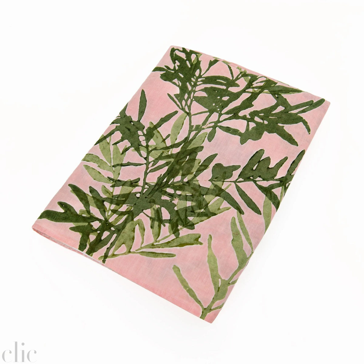 Leccino Verde Tablecloth in Rosa, from Bertozzi