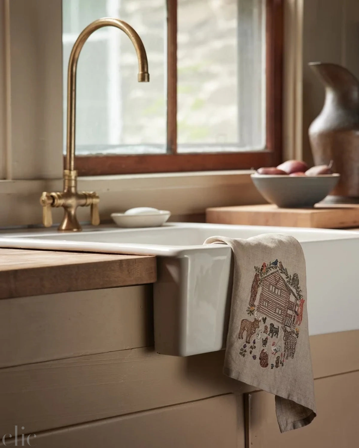 Cabin Life Tea Towel, from Coral & Tusk