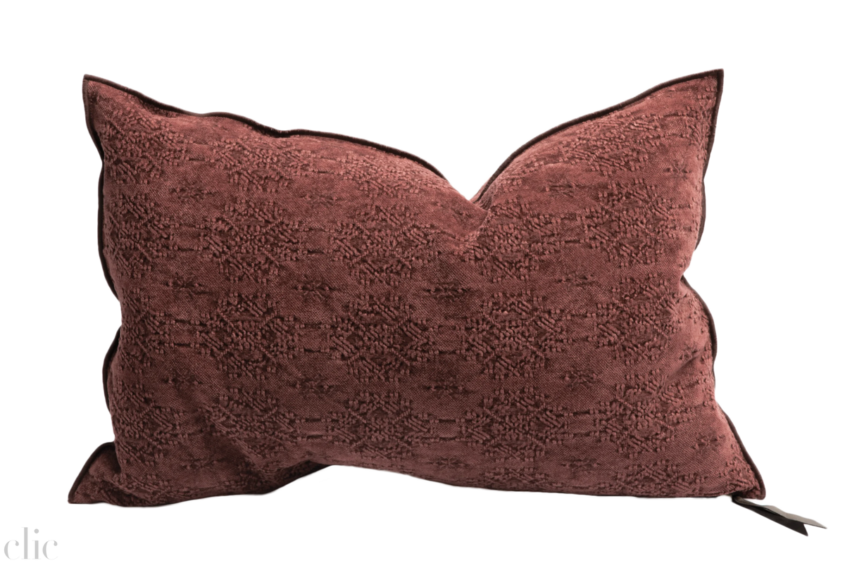 Kilim Jacquard Pillow 16x24 in Chianti, from Maison De Vacances