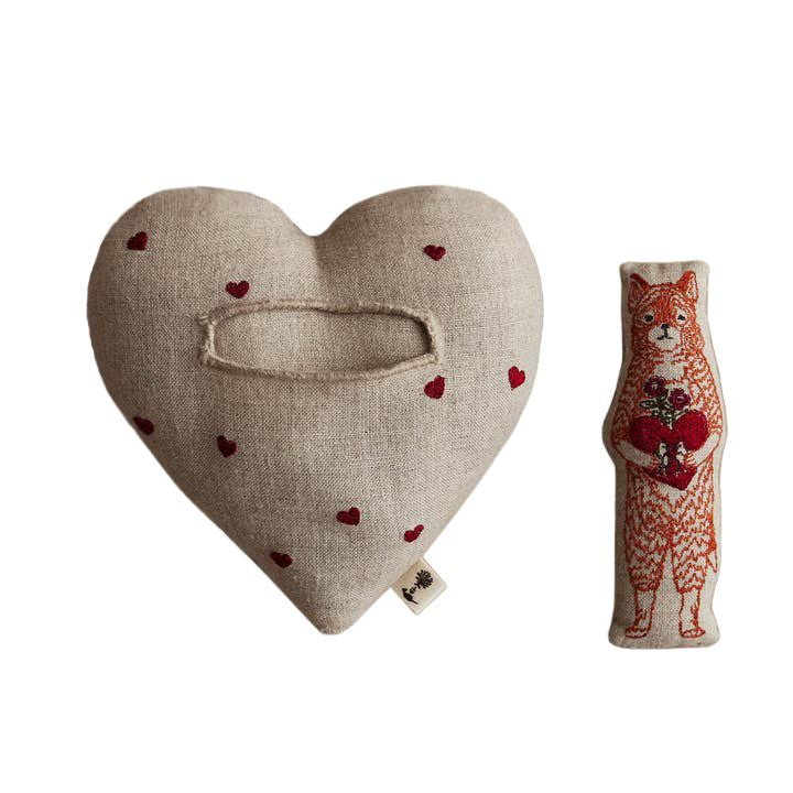 Fox Heart Pocket Valentine, from Coral & Tusk