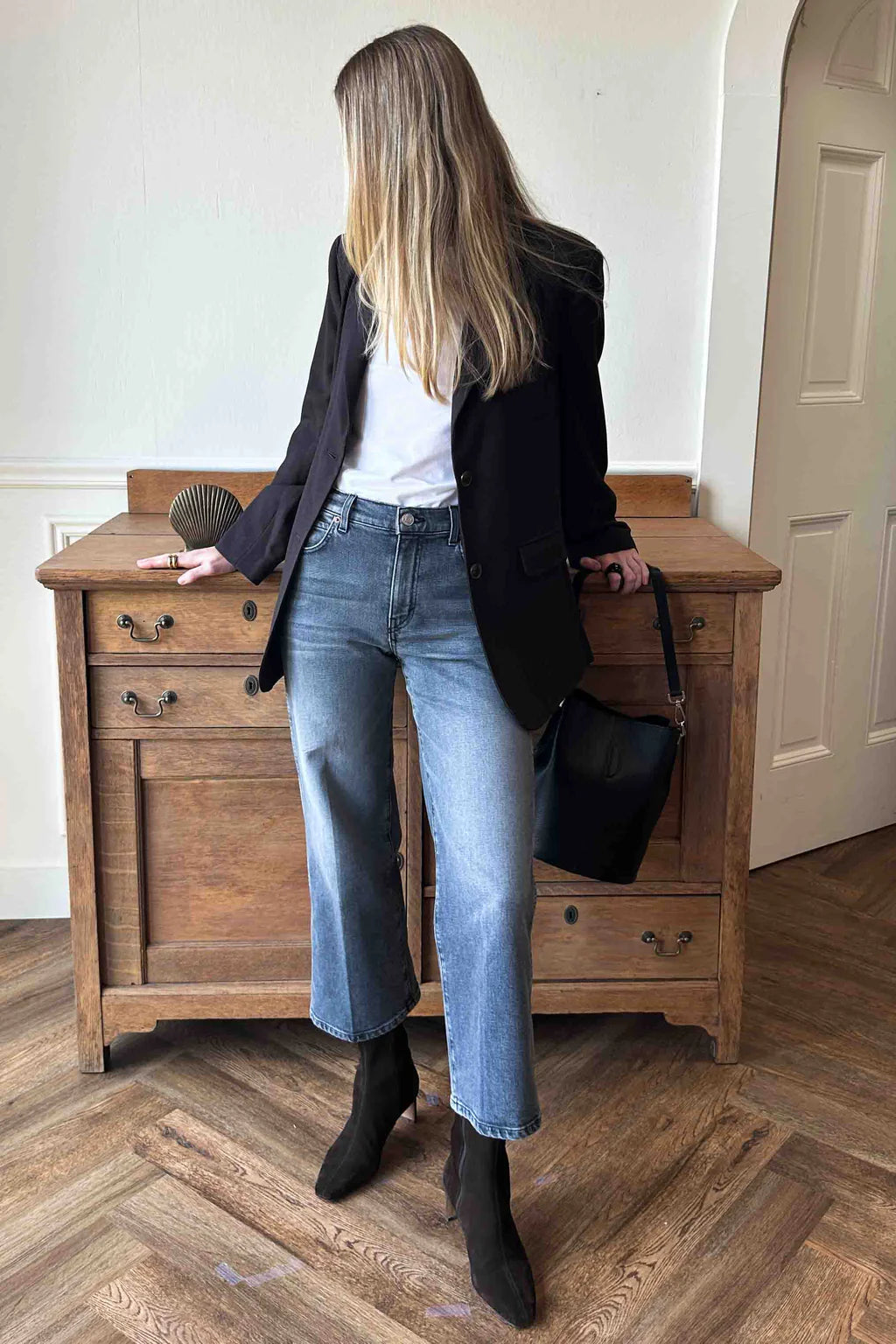 Thrifted Gem Ankle in Grey Nova, from Emerson Fry