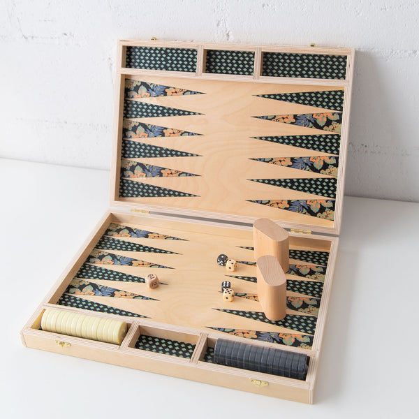 Grace Tabletop Backgammon Set, from Wolfum