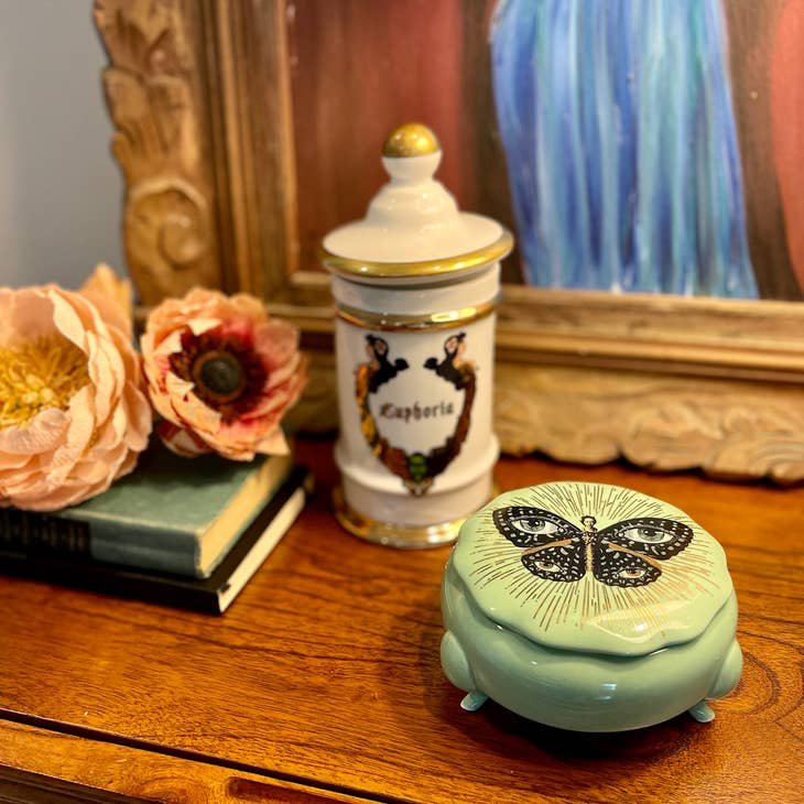 Madame Butterfly Ceramic Box