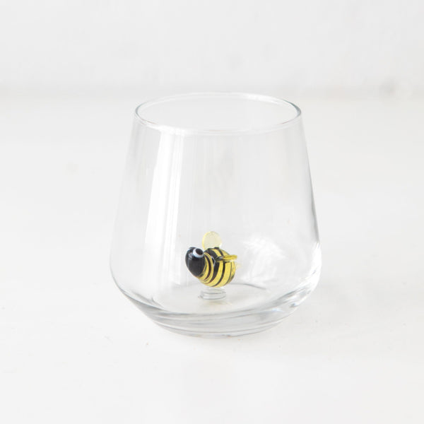 Bee Drinking Glass, from Mini Zoo