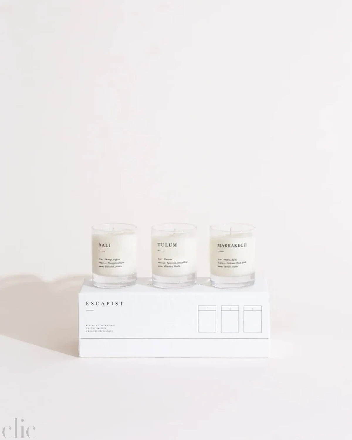 Wanderlust Mini Candle Gift Set, from Brooklyn Candle Studio
