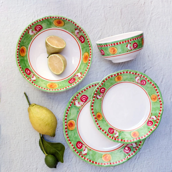 Gallina Dinner Plate, from Vietri