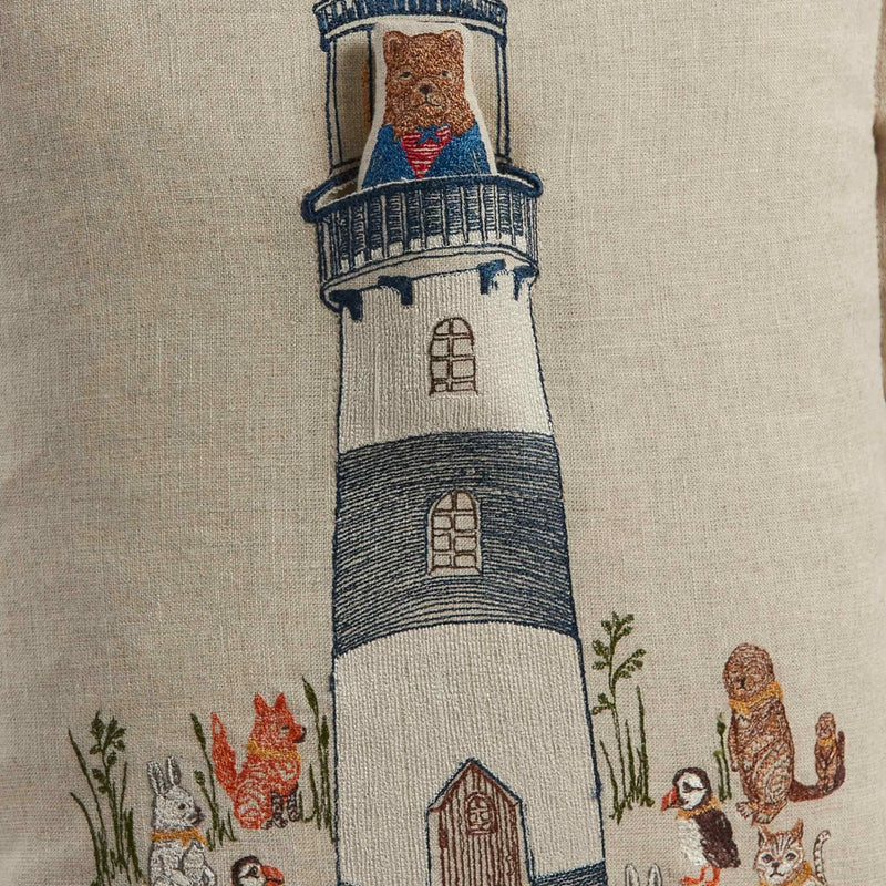 Lighthouse Friends Pocket Pillow, from Coral & Tusk