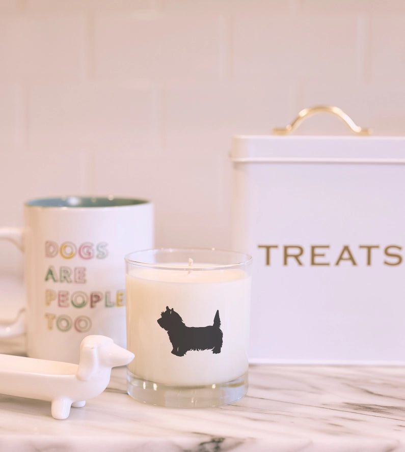 West Highland Terrier Dog Breed Soy Candle, from Scripted Fragrance