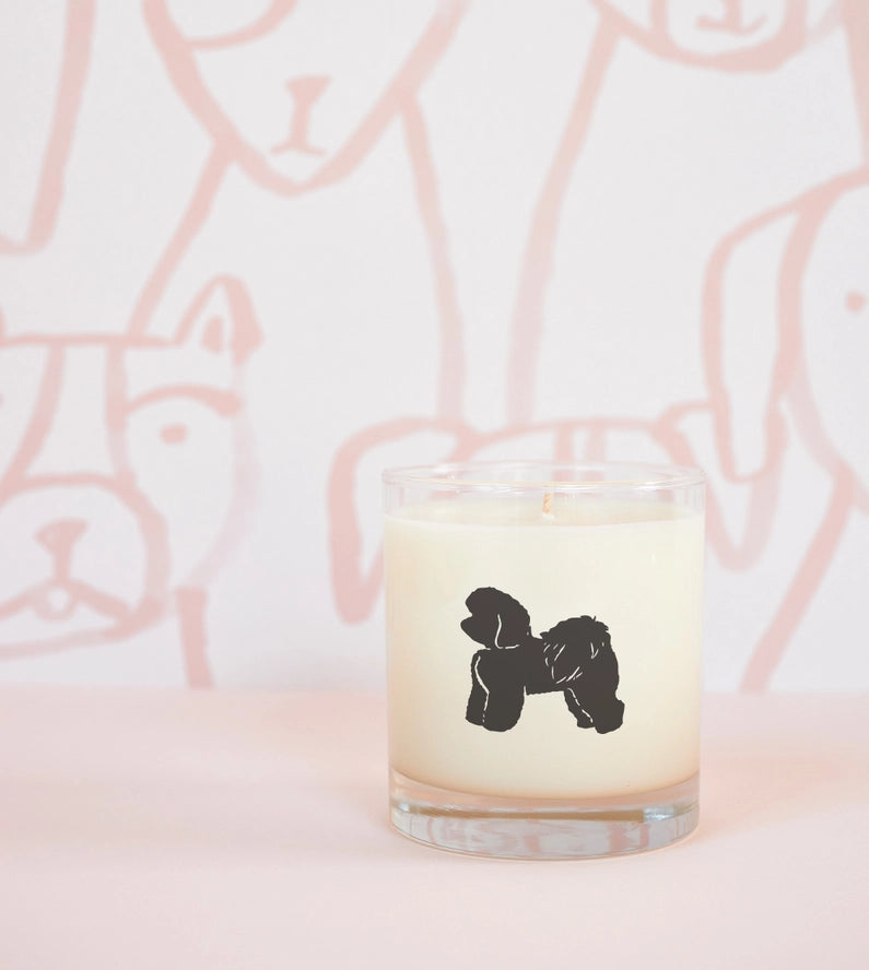 Bichon Frise Dog Soy Candle, from Scripetd Fragrence