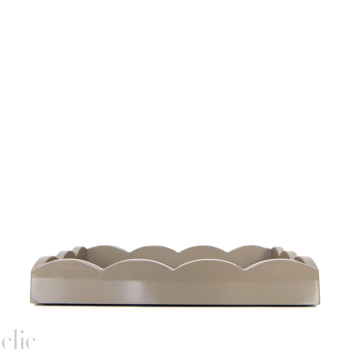 Rectangular Scallop Tray in Chiffon
