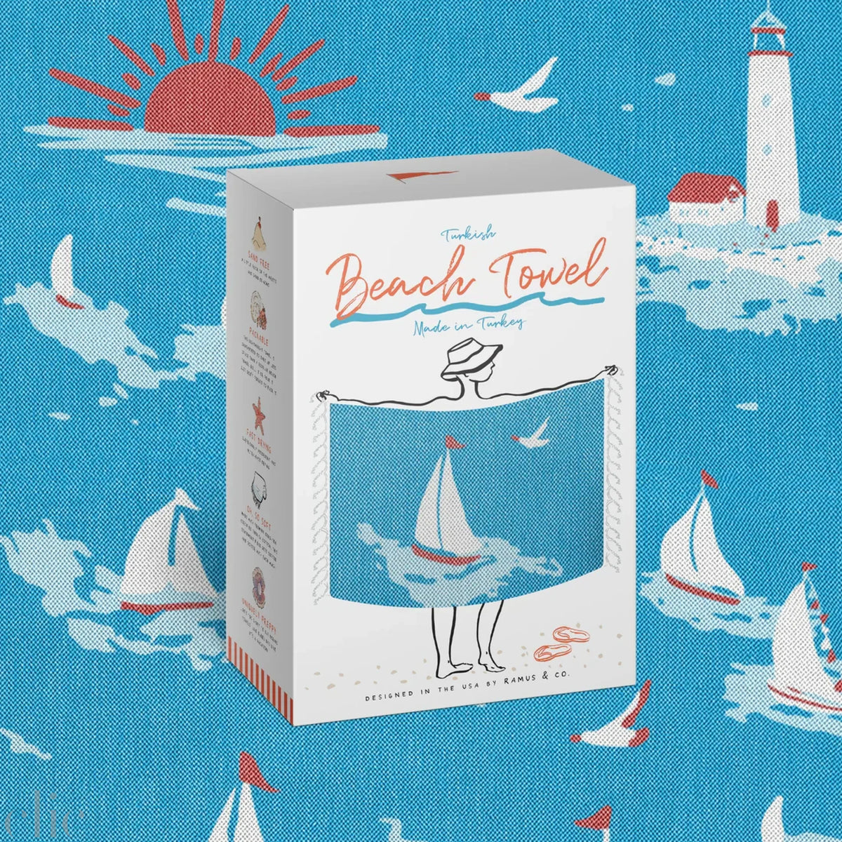 Turkish Beach Towel Regatta