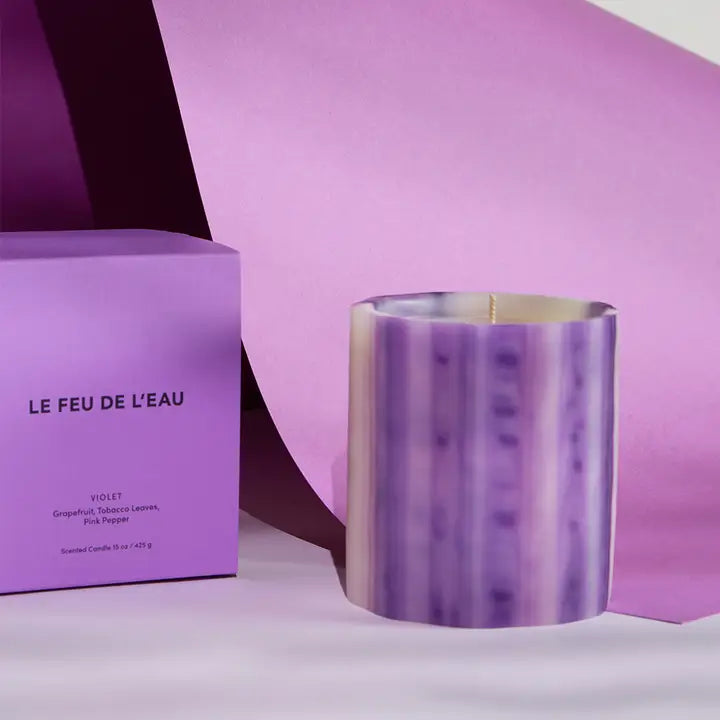 Violet Candle, from Le Feu De L'Eau