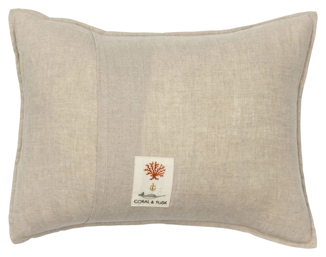 Bluebird Nest Pocket Pillow, from Coral & Tusk