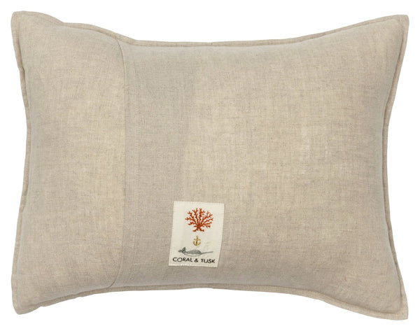 Beach Walk Pillow, from Coral & Tusk
