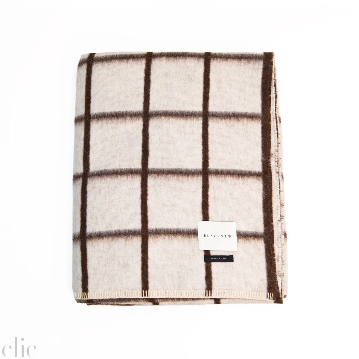 Umi Heirloom Blanket in Ivory and Coffee