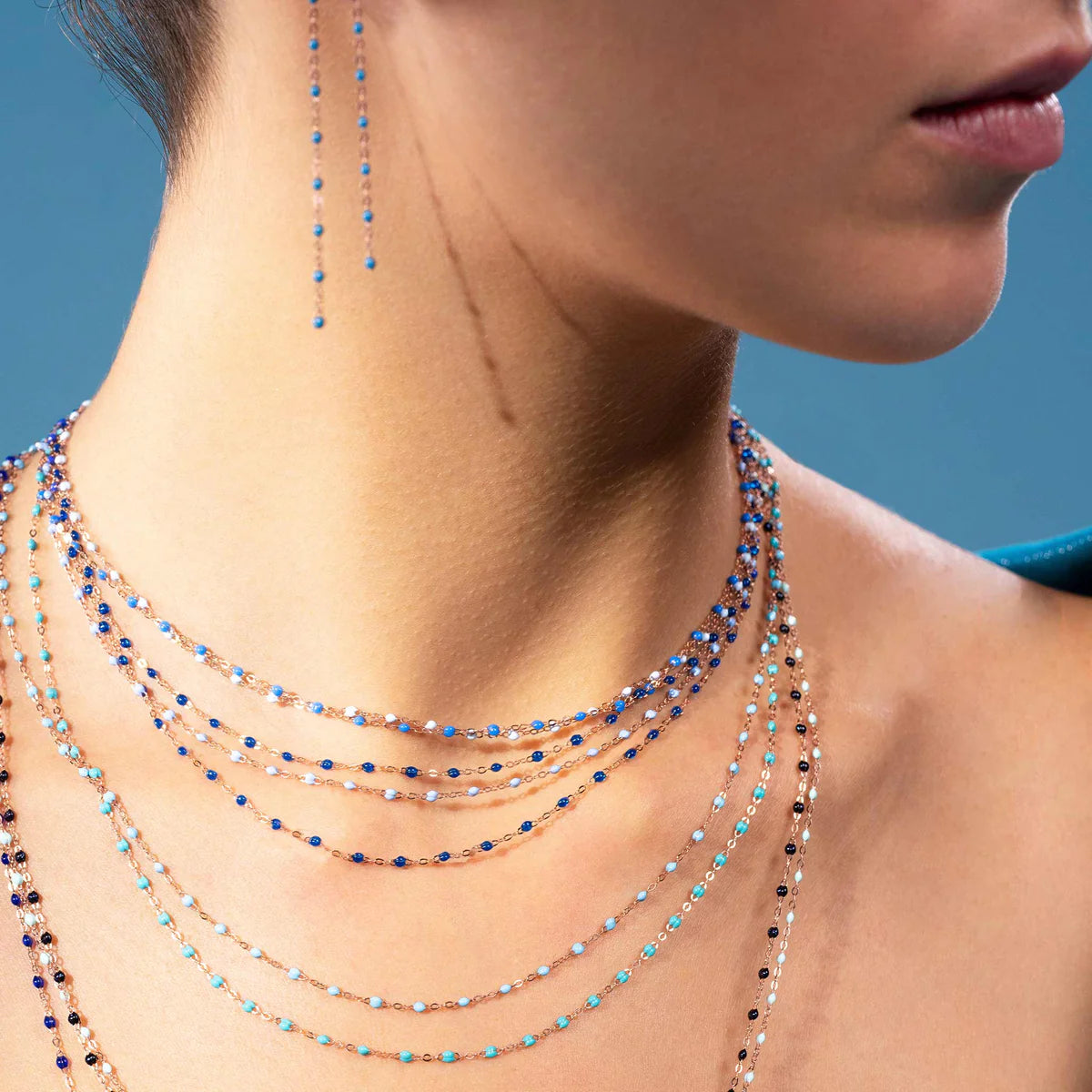 Classic Gigi Sapphire necklace, Yellow Gold from Gigi Clozeau