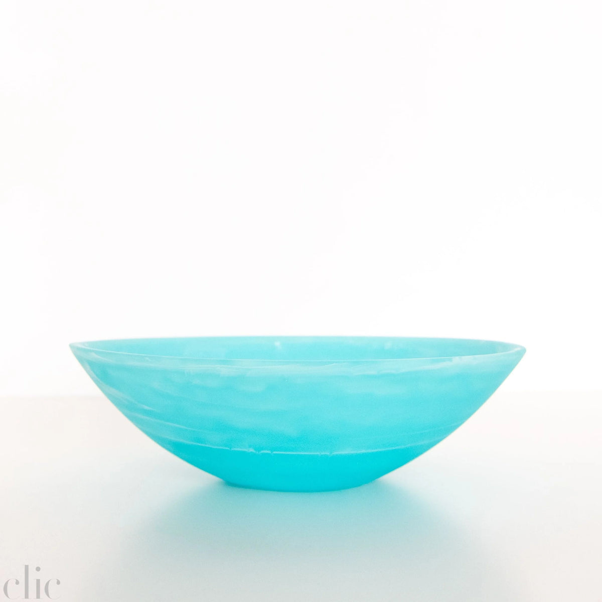 Large Everyday Bowl in Aqua Swirl, from Nashi Home
