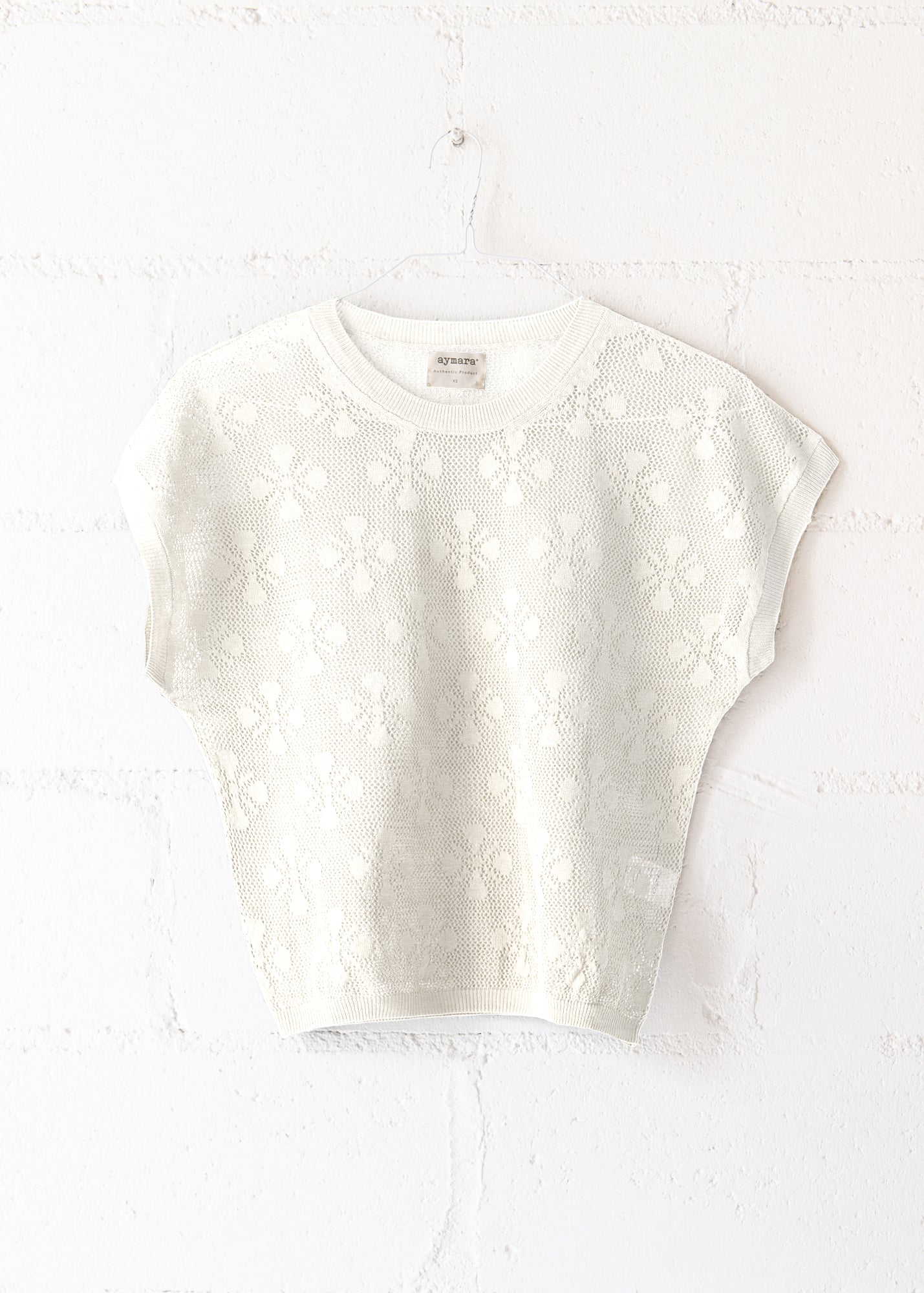 Galicia Top in Ecru, from Aymara