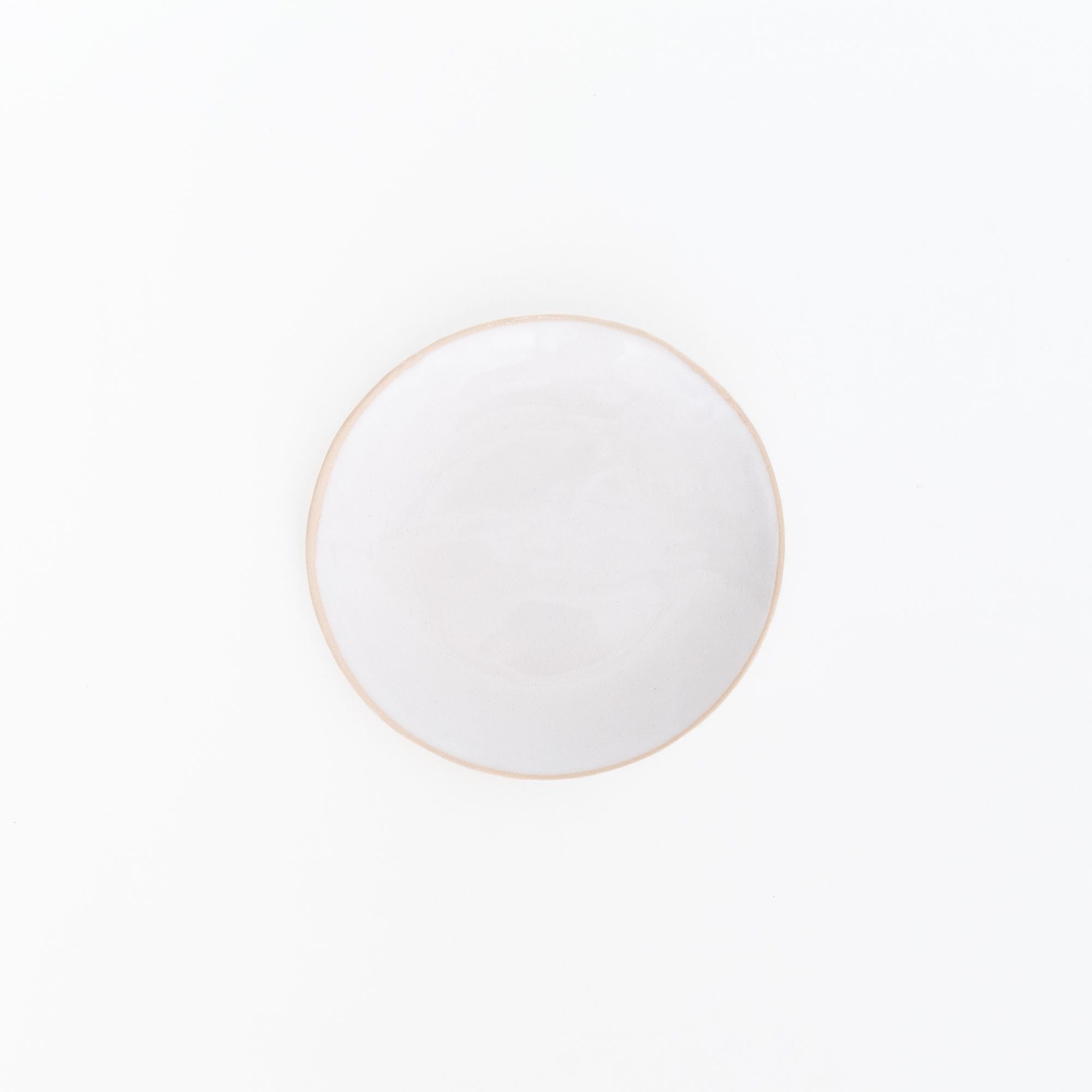 Side Plate in Beach Sand White, from Wonki Ware