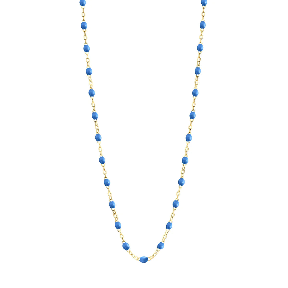 Classic Gigi Blue Necklace, Yellow Gold from Gigi Clozeau