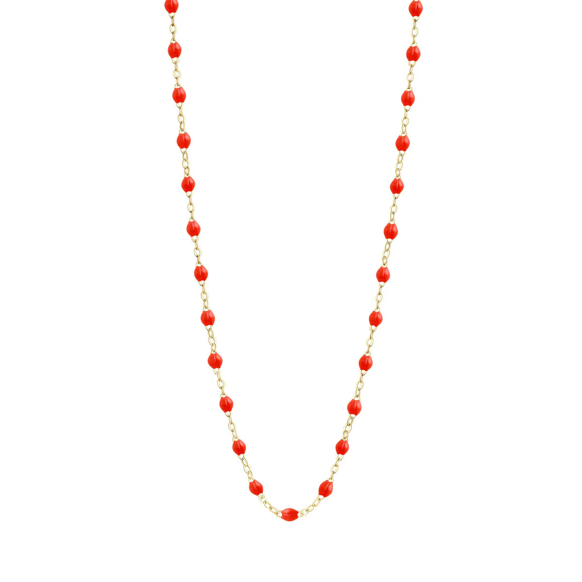 Classic Gigi Coral Necklace, Yellow Gold from Gigi Clozeau