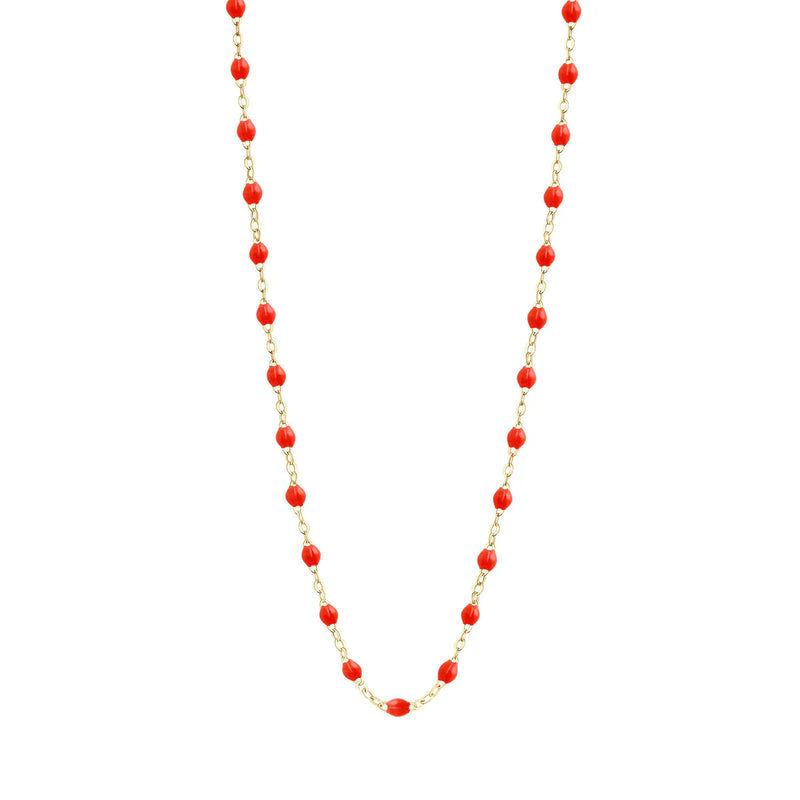 Classic Gigi Coral Necklace, Yellow Gold from Gigi Clozeau