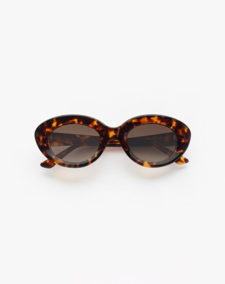 Gigi Sunglasses in Bronze Tortoise, from Emmanuelle Khanh