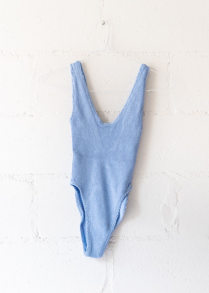 Marbella Scoop Neck One Piece in Serenity, from Love & Bikinis