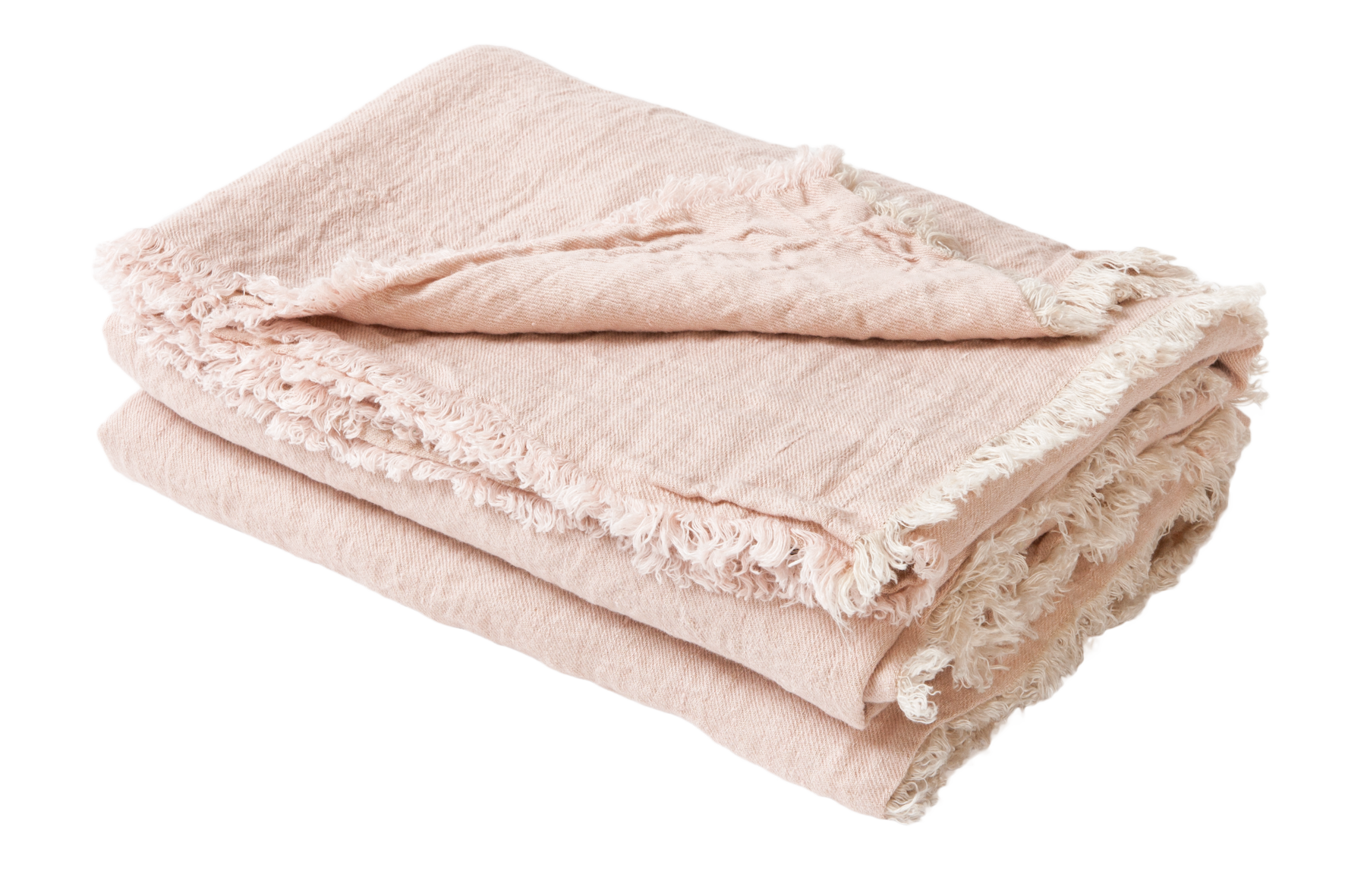 Crumpled Linen Washed Throw in Panty, from Maison de Vacances