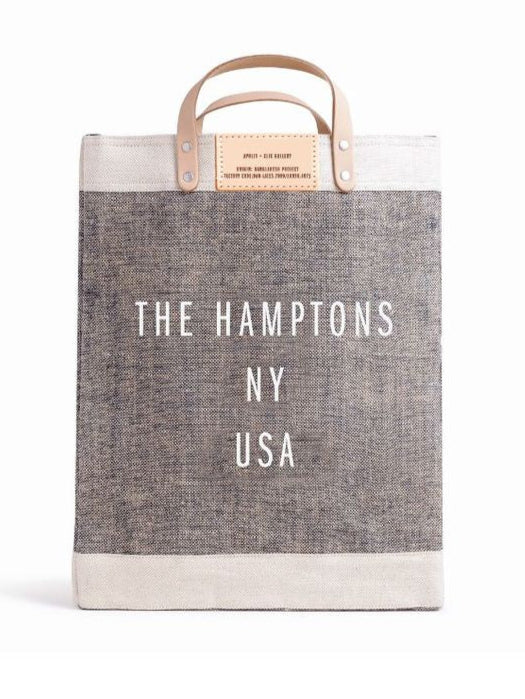 The Hamptons Market Bag in Chambray, from Apolis