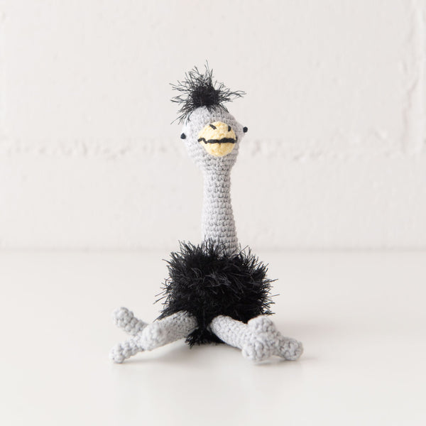 Hand Crochet Ostrich, from Ware of the Dog