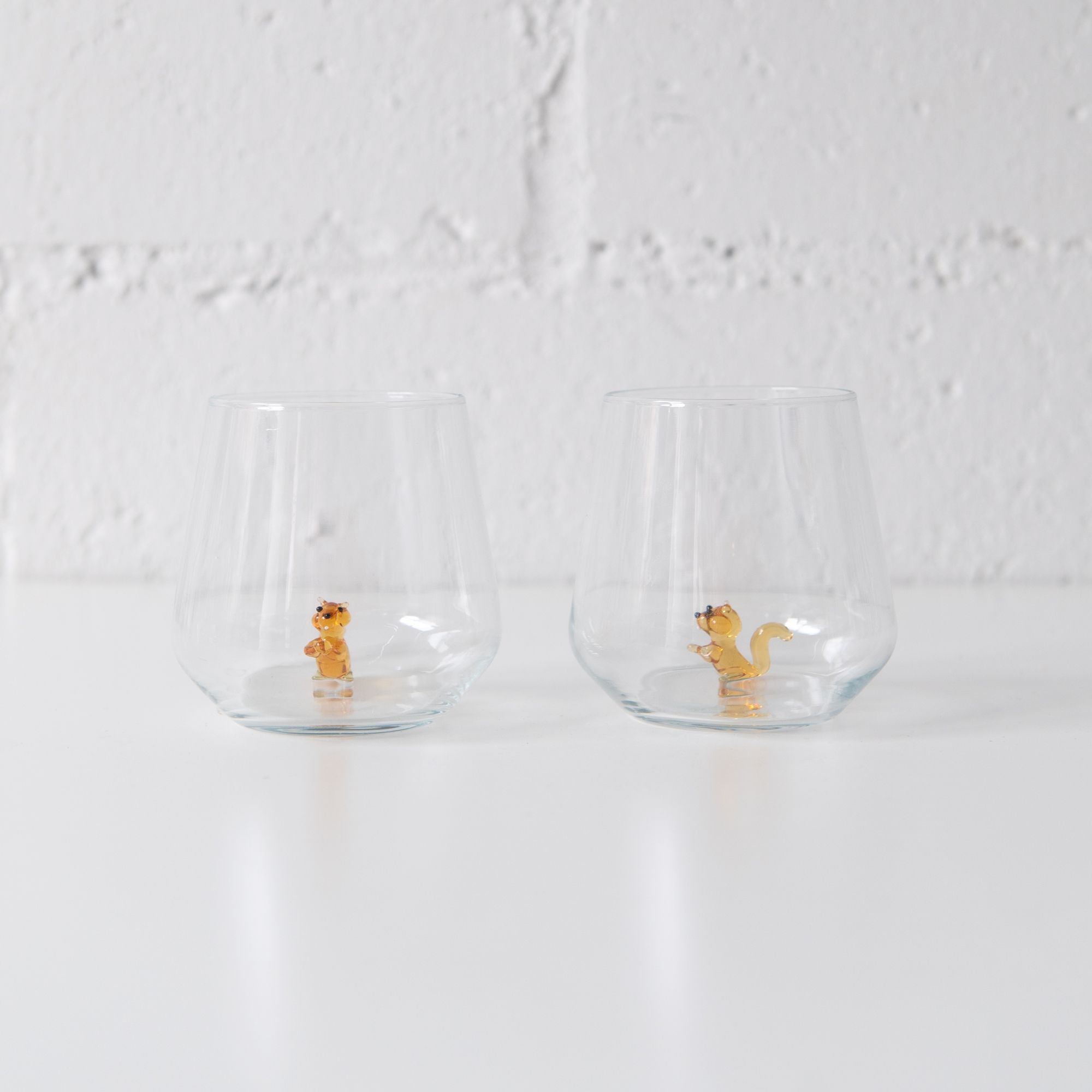 Squirrel Drinking Glass, from Minizoo