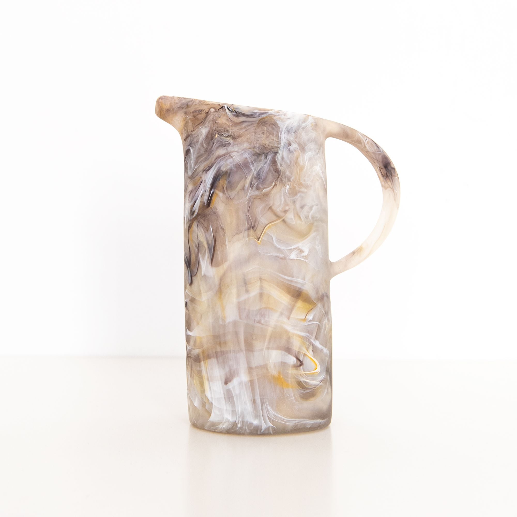 Classical Jug in Mocha Swirl, from Nashi Home