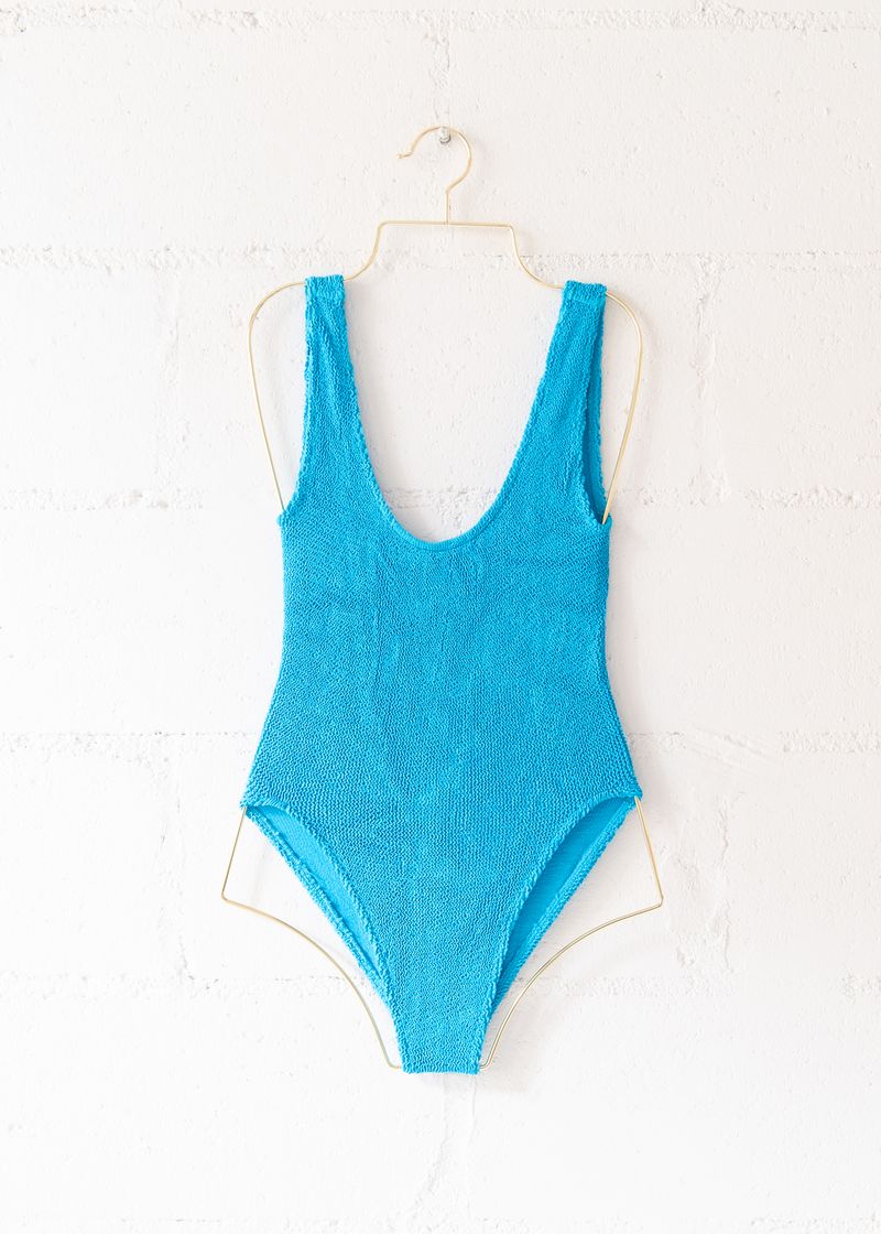 Marbella Scoop Neck One Piece in Ocean, from Love & Bikinis