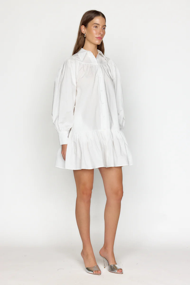 Haddie Dress in White, from Christy Lynn