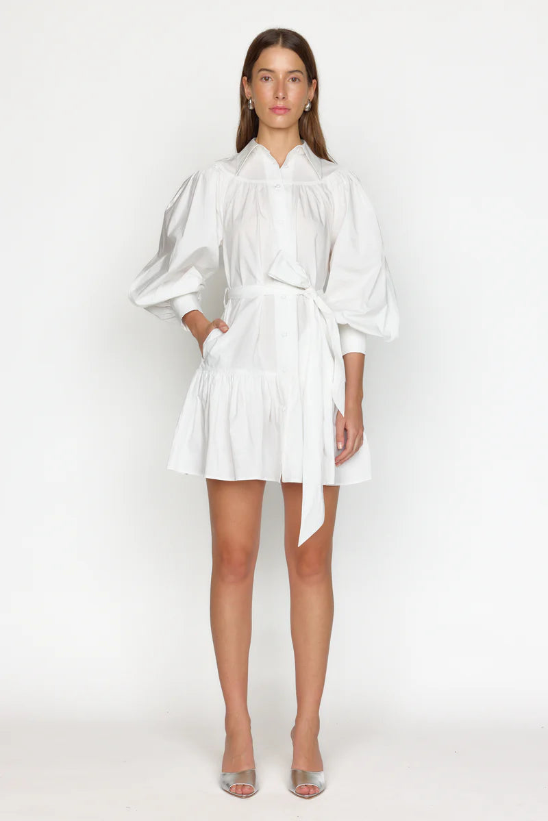 Haddie Dress in White, from Christy Lynn