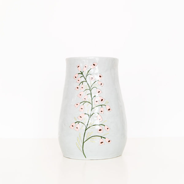 Large Flower Vase in Blue, from Gemma Orkin Ceramics