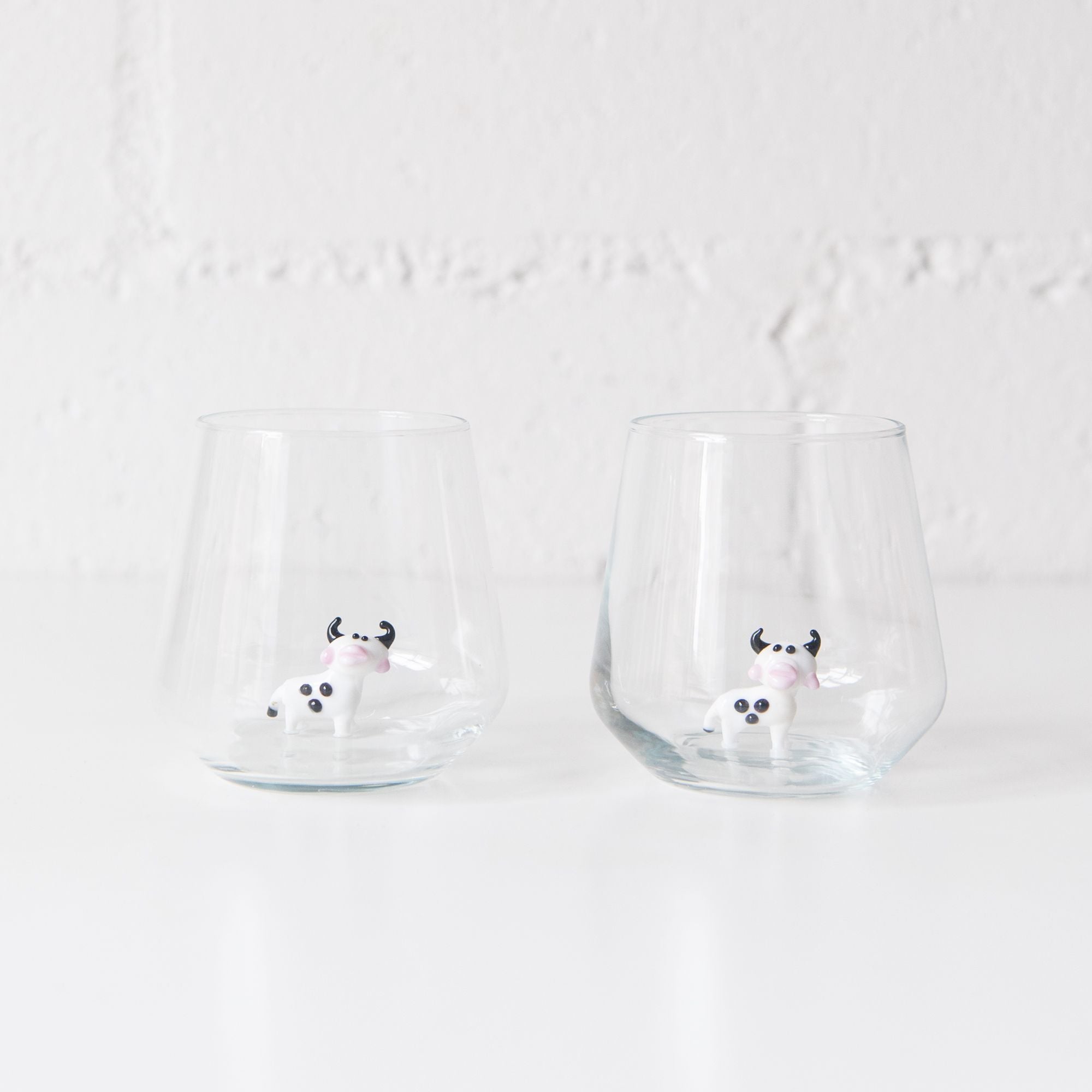 Cow Drinking Glass, from Minizoo