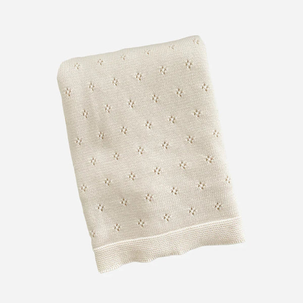 Heirloom Pique Blanket, from The Blueberry Hill