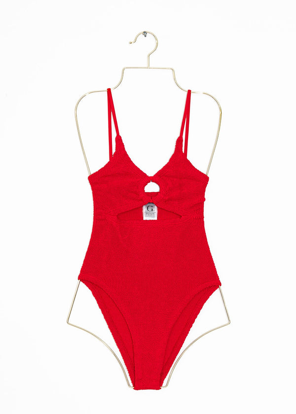 Crystal Swim in Red, from Hunza G