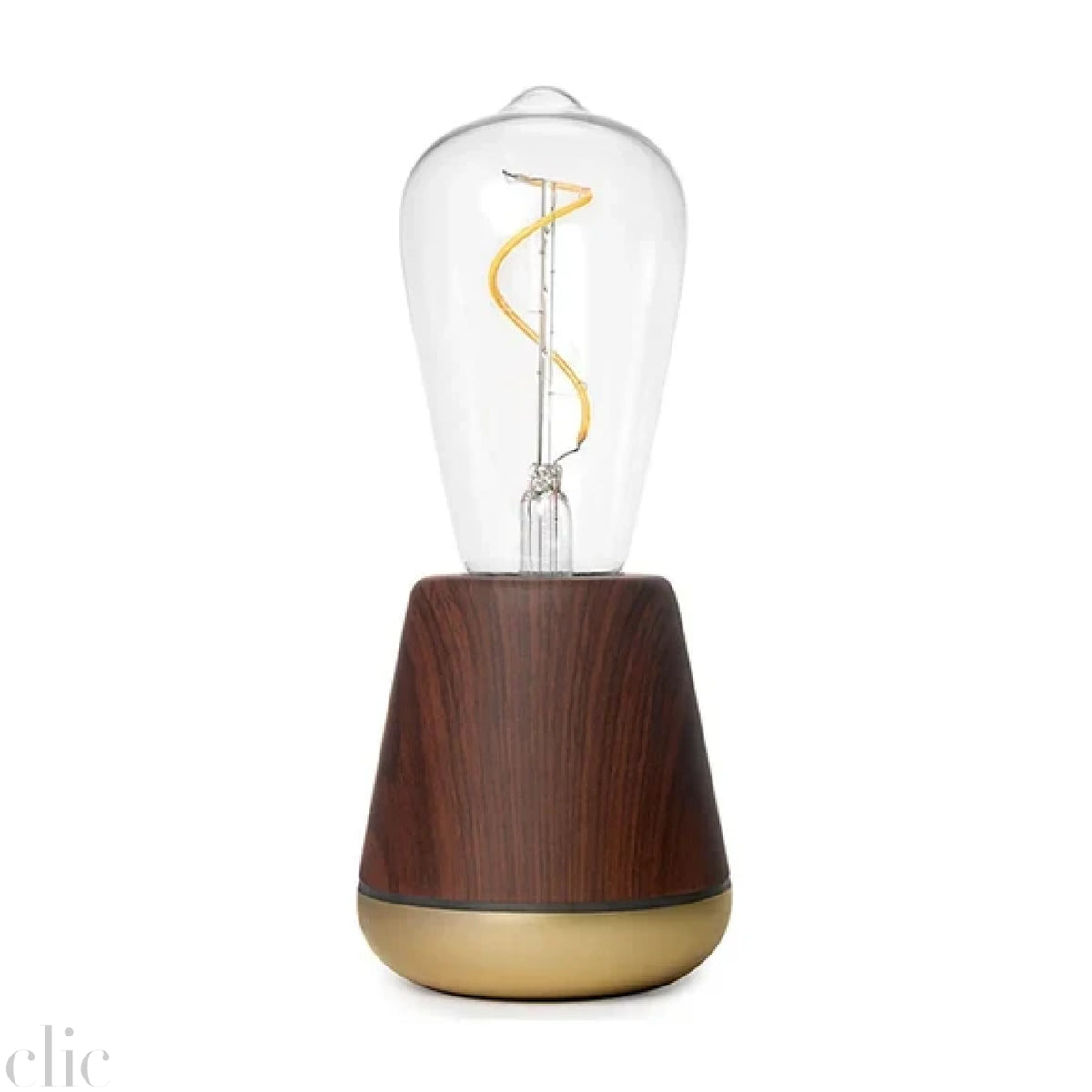 Humble one Table Lamp in Walnut