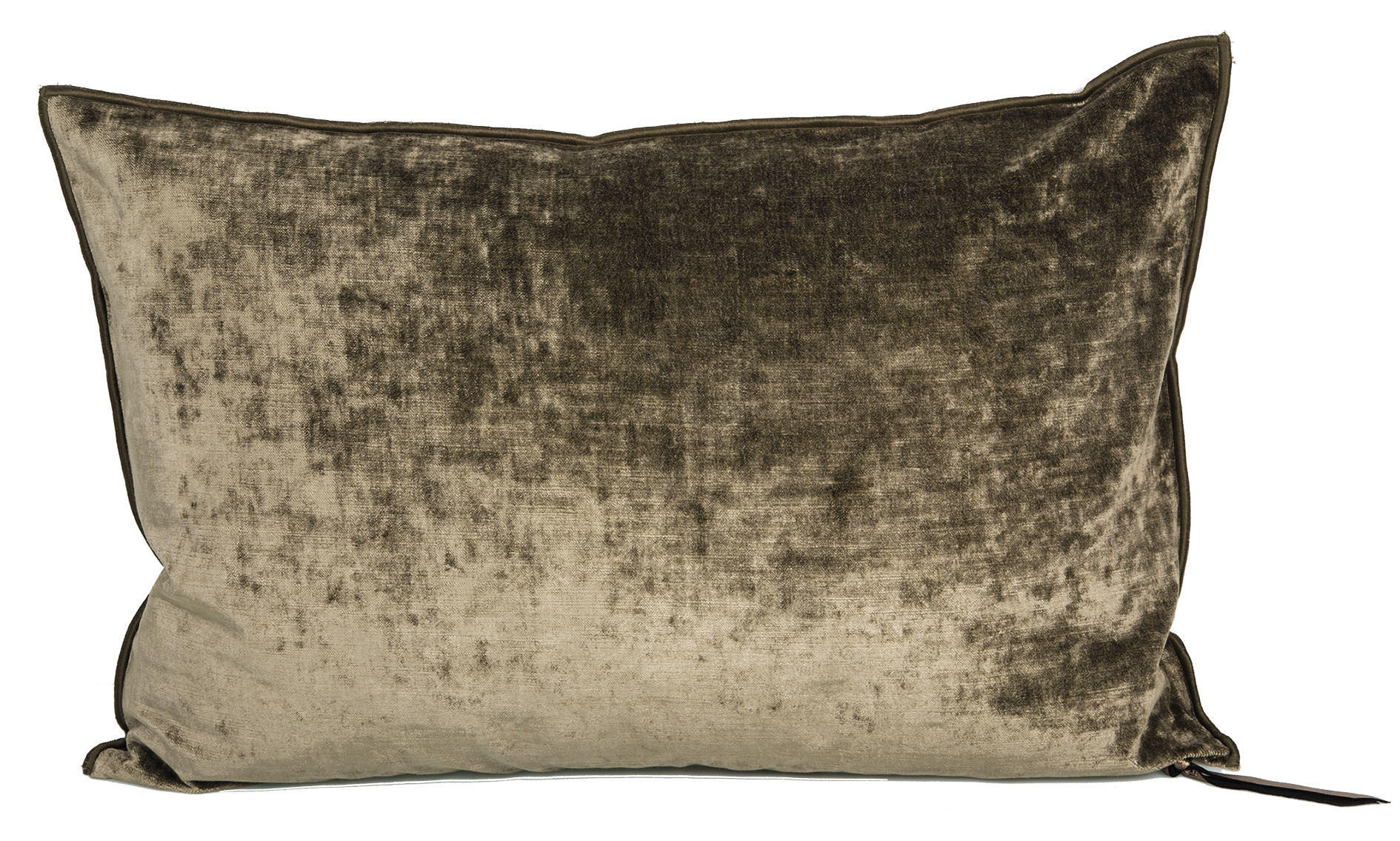 Velvet Pillow 16x24 in Kaki, from Maison De Vacances