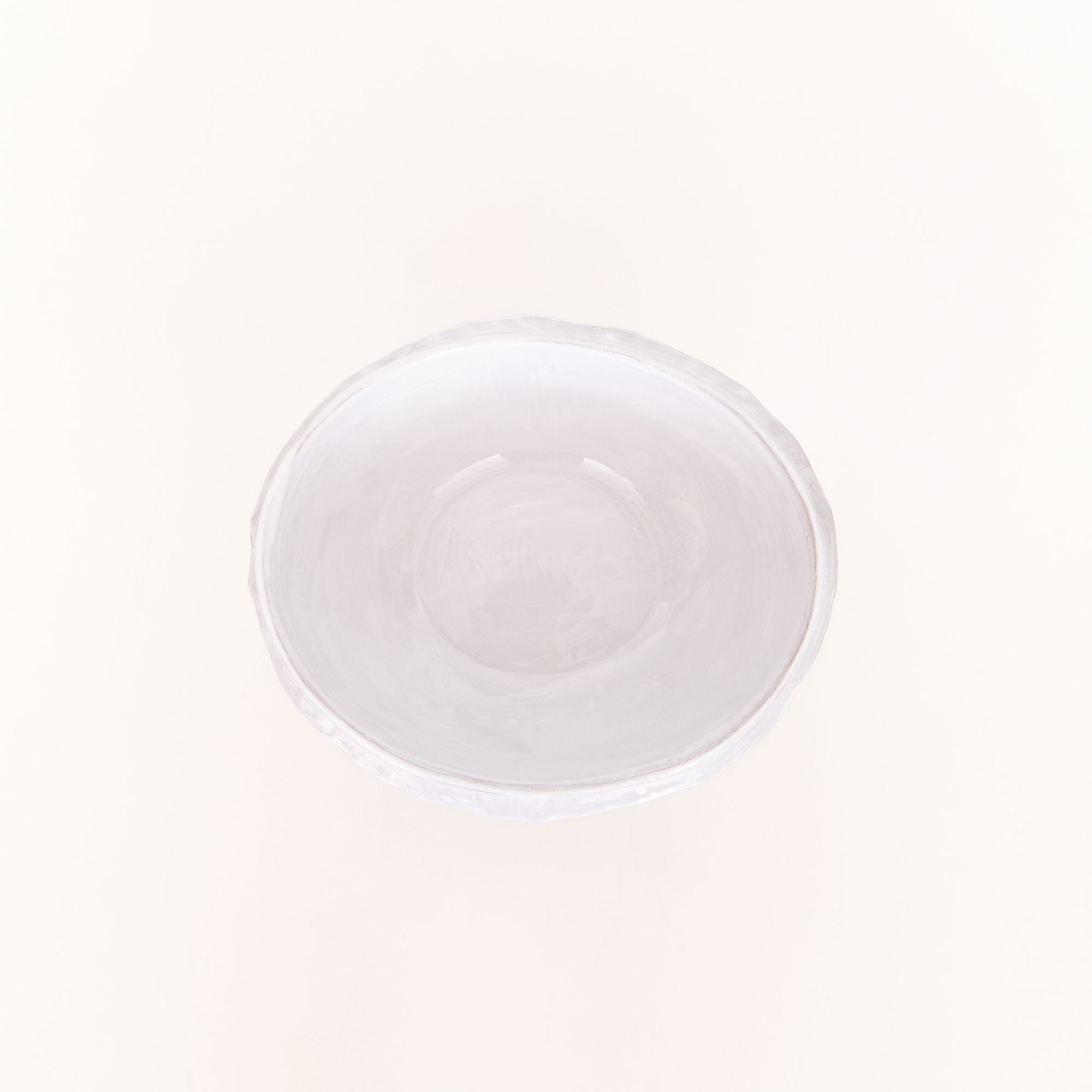 The Old Enchantment Cycladic Bowl in White Glaze, from Ellen Robinson Studio
