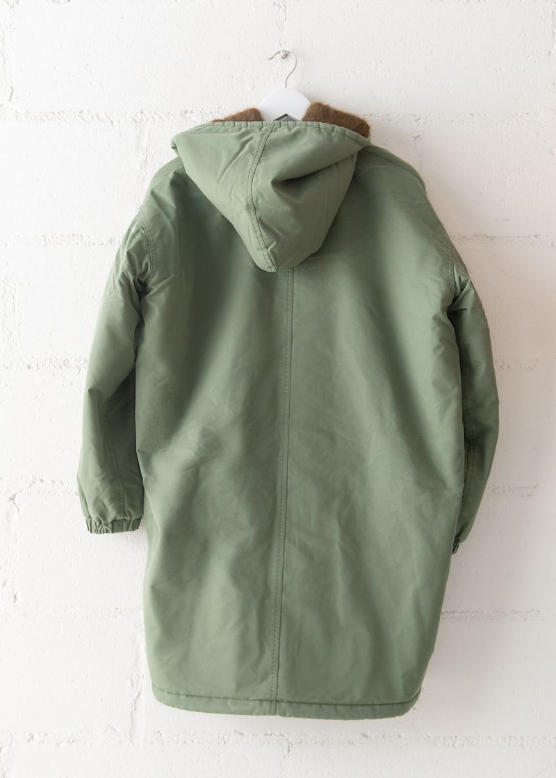 Laos Parka Coat in Eucalyptus, from Bellerose