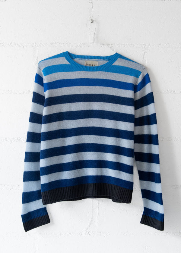 Cashmere Gradient Stripe Crew, from Jumper 1234